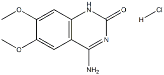 4-Amino-6,7-dimethoxy-1H-quinazolin-2-one hydrochloride 구조식 이미지