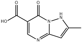 2-methyl-7-oxo-1H,7H-pyrazolo[1,5-a]pyrimidine-6-carboxylic acid 구조식 이미지