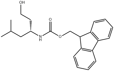 Fmoc-(R)-3-amino-5-methylhexan-1-olhydrochloride Structure