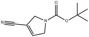 TERT-BUTYL 3-CYANO-2,5-DIHYDROPYRROLE-1-CARBOXYLATE Structure