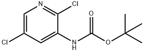 TERT-BUTYL 2,5-DICHLOROPYRIDIN-3-YLCARBAMATE 구조식 이미지