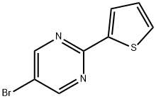 5-Bromo-2-(2-thienyl)pyrimidine 구조식 이미지