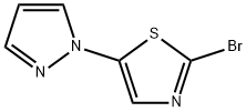 2-Bromo-5-(1H-pyrazol-1-yl)thiazole Structure