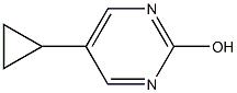 2-Hydroxy-5-(cyclopropyl)pyrimidine Structure