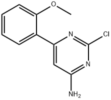 2-Chloro-4-amino-6-(2-methoxyphenyl)pyrimidine Structure