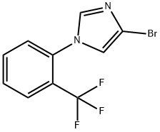 4-Bromo-1-(2-trifluoromethylphenyl)-1H-imidazole Structure