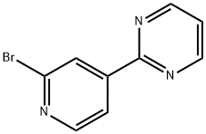 2-Bromo-4-(2-pyrimidyl)pyridine Structure