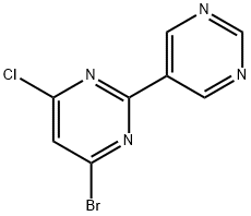 4-Chloro-6-bromo-2,5'-bipyrimidine Structure