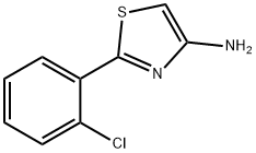 4-Amino-2-(2-chlorophenyl)thiazole 구조식 이미지