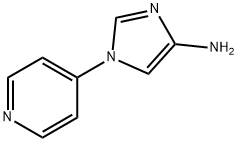 4-Amino-1-(4-pyridyl)imidazole 구조식 이미지