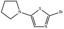2-Bromo-5-pyrrolidinothiazole Structure