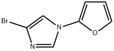 4-Bromo-1-(2-furyl)-1H-imidazole Structure