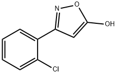 3-(2-chlorophenyl)-1,2-oxazol-5-ol 구조식 이미지