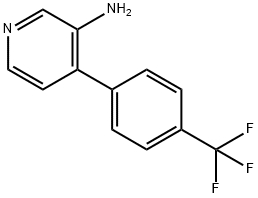 3-AMINO-4-(4-TRIFLUOROMETHYLPHENYL)PYRIDINE Structure