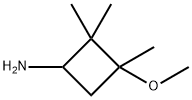 3-methoxy-2,2,3-trimethylcyclobutan-1-amine Structure