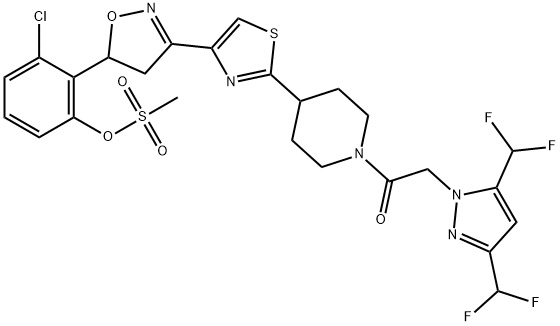 Fluoxapiprolin 구조식 이미지