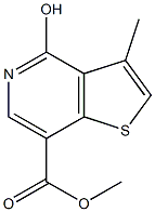 methyl 4-hydroxy-3-methylthieno[3,2-c]pyridine-7-carboxylate Structure