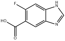 5-fluoro-1H-1,3-benzodiazole-6-carboxylic acid 구조식 이미지