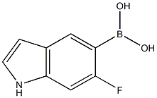 (6-fluoro-1H-indol-5-yl)boronic acid Structure