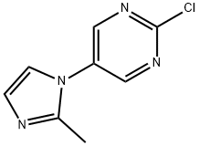 2-Chloro-5-(2-methylimidazol-1-yl)pyrimidine Structure