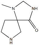 1-methyl-1,3,7-triazaspiro[4.4]nonan-4-one 구조식 이미지