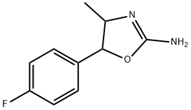 2-Oxazolamine, 5-(4-fluorophenyl)-4,5-dihydro-4-methyl- 구조식 이미지
