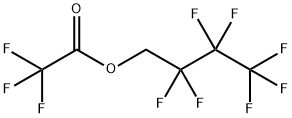 1H,1H-Heptafluorobutyl trifluoroacetate Structure