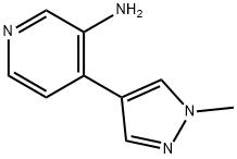 4-(1-methyl-1H-pyrazol-4-yl)pyridin-3-amine Structure