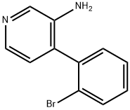 4-(2-BROMOPHENYL)PYRIDIN-3-AMINE 구조식 이미지