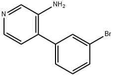 4-(3-BROMOPHENYL)PYRIDIN-3-AMINE Structure