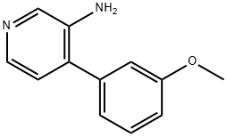 3-AMINO-4-(3-METHOXYPHENYL)PYRIDINE Structure