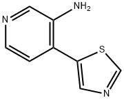 3-AMINO-4-(5-THIAZOLYL)PYRIDINE Structure