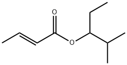 2-methylpentan-3-yl (2E)-but-2-enoate Structure