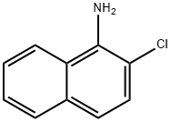 1-Naphthalenamine, 2-chloro- 구조식 이미지