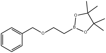 1,3,2-Dioxaborolane, 4,4,5,5-tetramethyl-2-[2-(phenylmethoxy)ethyl]- 구조식 이미지