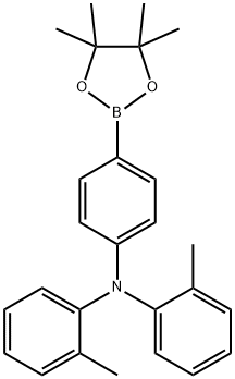 2-methyl-N-(2-methylphenyl)-N-[4-(4,4,5,5-tetramethyl-1,3,2-dioxaborolan-2-yl)phenyl]benzenamine Structure