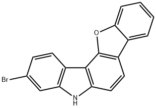 3-bromo-5H-benzofuro[3,2-c]carbazole Structure