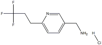 (6-(3,3,3-trifluoropropyl)pyridin-3-yl)methanamine hydrochloride 구조식 이미지