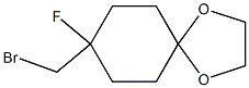 8-(bromomethyl)-8-fluoro-1,4-dioxaspiro[4.5]decane Structure