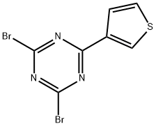 2,4-Dibromo-6-(3-thienyl)-1,3,5-triazine 구조식 이미지