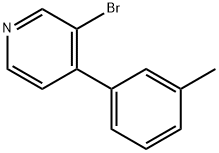 3-Bromo-4-(3-tolyl)pyridine Structure