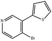 4-Bromo-3-(2-thienyl)pyridine Structure