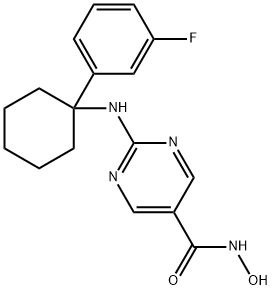 1375466-18-4 2-[1-(3-Fluoro-phenyl)-cyclohexylamino]-pyrimidine-5-carboxylic acid hydroxyamide