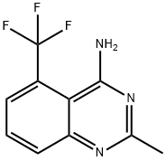 2-methyl-5-(trifluoromethyl)quinazolin-4-amine 구조식 이미지