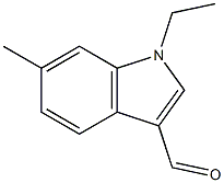 1-ethyl-6-methyl-1H-indole-3-carbaldehyde Structure