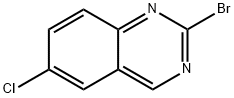 Quinazoline, 2-bromo-6-chloro- 구조식 이미지
