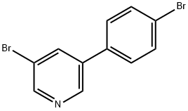 3-BROMO-5-(4-BROMOPHENYL)PYRIDINE Structure