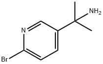2-Bromo-5-(2-aminopropan-2-yl)pyridine 구조식 이미지