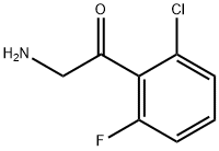 2-amino-1-(2-chloro-6-fluorophenyl)ethanone 구조식 이미지