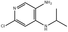 3,4-Pyridinediamine, 6-chloro-N4-(1-methylethyl)- Structure